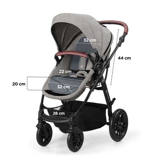 Poussette 3 en 1 Kinderkraft XMoov Grey 2020