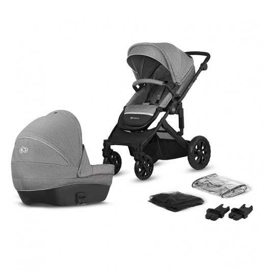 Poussette combinée Kinderkraft Prime Lite Grey