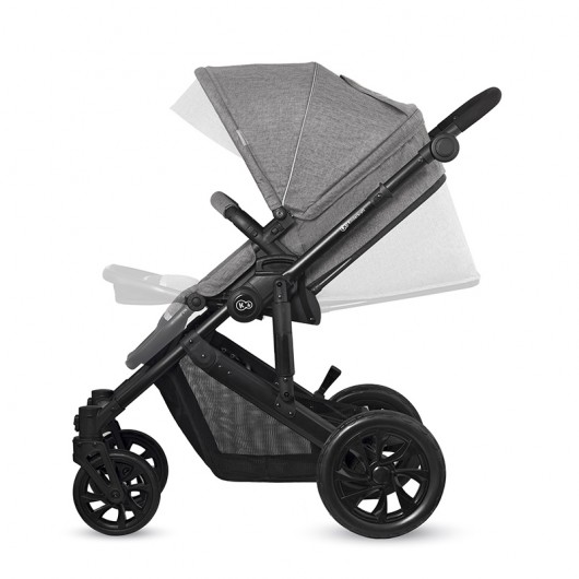 Poussette combinée Kinderkraft Prime Lite Grey