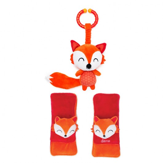 Accessoires De Voyage Bebe Diono Pas Cher Protege Ceinture Jouet Diono Renard