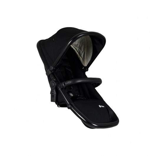 Poussette combinée Qtus DuetPro Plein Noir - Cadre noir + nacelle