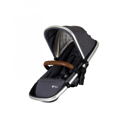 Second siège pour poussette Qtus DuetPro Gris foncé
