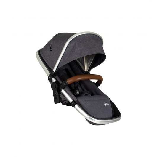 Second siège pour poussette Qtus DuetPro Gris foncé