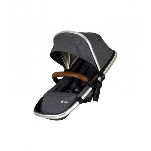 Second siège pour poussette Qtus DuetPro Gris foncé