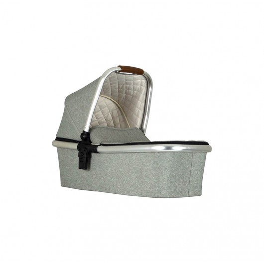 Poussette combinée Qtus DuetPro Gris clair + nacelle