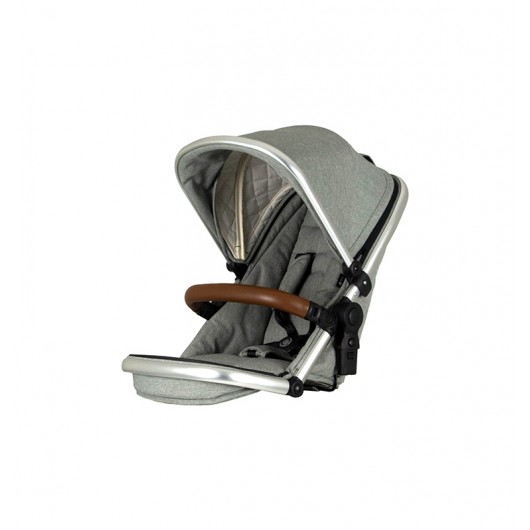 Second siège pour poussette Qtus DuetPro Gris clair