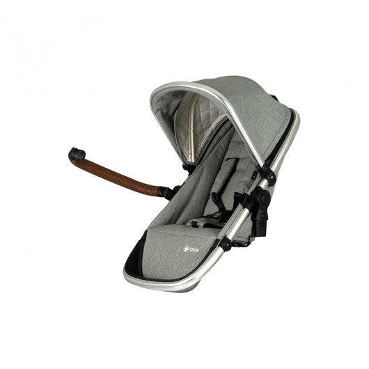 Second siège pour poussette Qtus DuetPro Gris clair