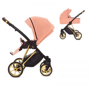 Poussette combinée Musse - Nacelle Ultra Apricot