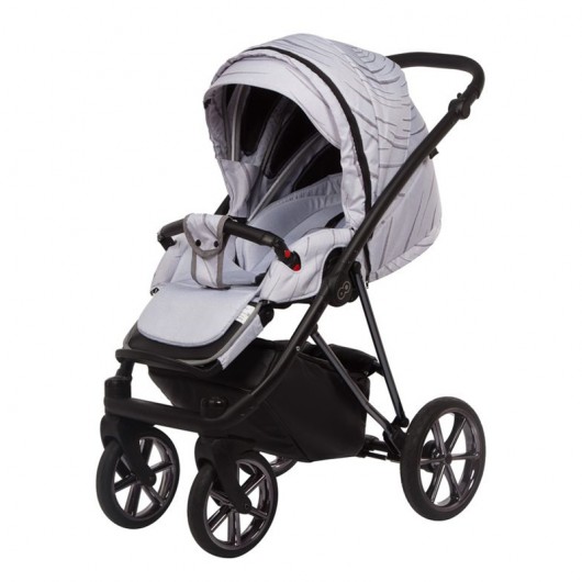 Poussette combinée Musse - Nacelle Boss Gris