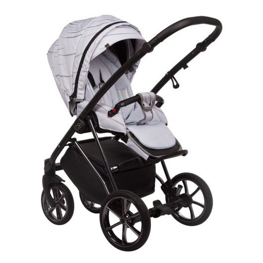 Poussette 3 en 1 Musse - Nacelle - Coque Boss Gris