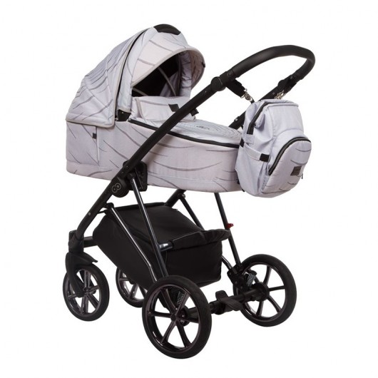 Poussette combinée Musse - Nacelle Boss Gris