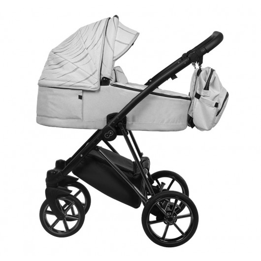 Poussette 3 en 1 Musse - Nacelle - Coque Boss Gris