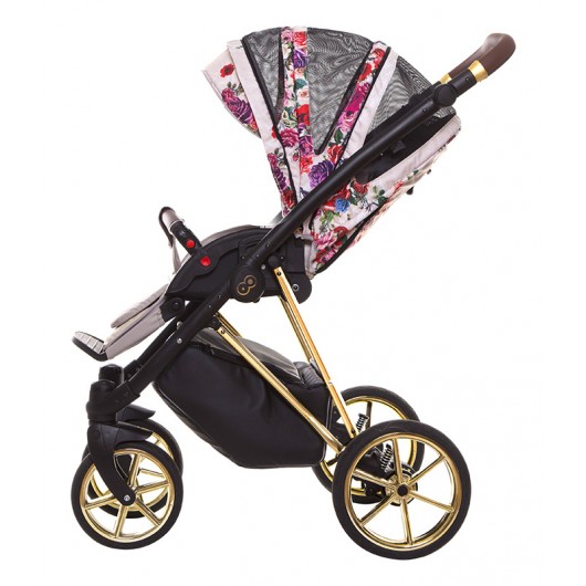 Poussette combinée Musse - nacelle Light Rose