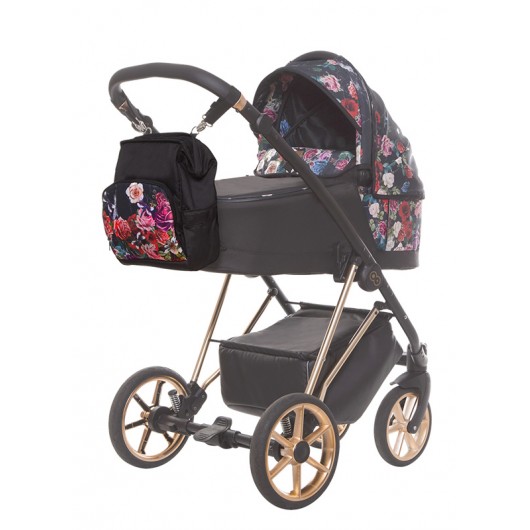 Poussette 3 en 1 Musse - nacelle - coque Light Rose