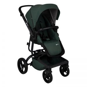 Poussette Qtus Spider Vert - cadre noir 2020