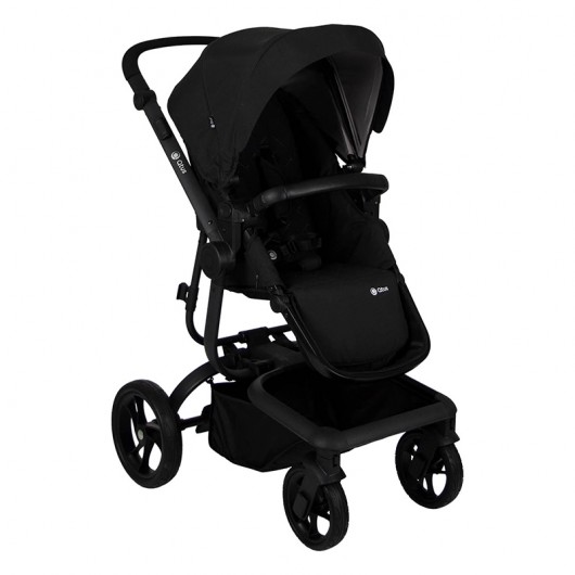 Poussette Qtus Spider Noir - cadre noir 2020