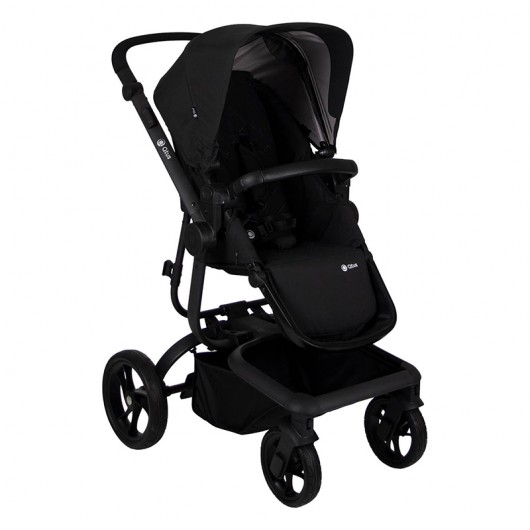 Poussette Qtus Spider Noir - cadre noir 2020