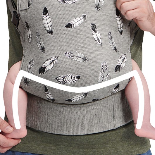 Porte-bébé Kinderkraft Milo grey