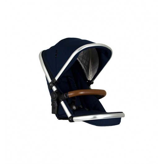 Poussette combinée Qtus DuetPro Bleu 2020 - Coque Cybex Aton 5 Deep Black