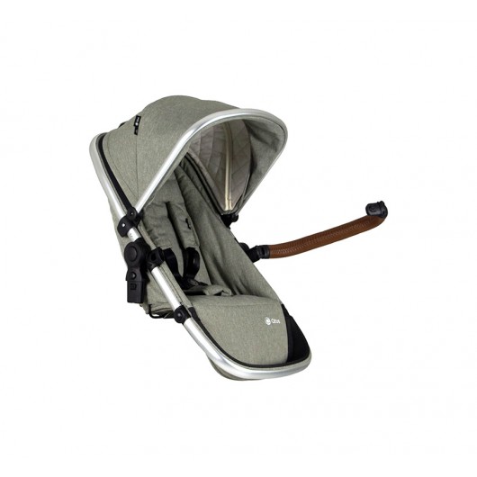 Poussette combinée Qtus DuetPro Vert 2020 - Coque Cybex Aton 5 Deep Black