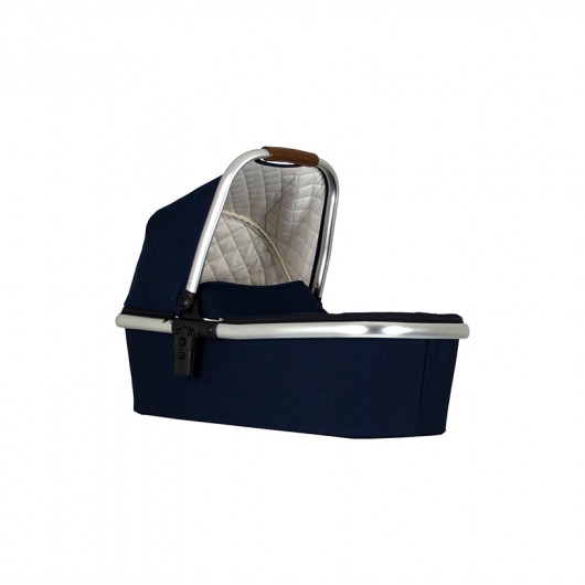 Poussette 3 en 1 Qtus DuetPro - nacelle Bleu 2020 - Coque Cybex Aton 5 Deep Black