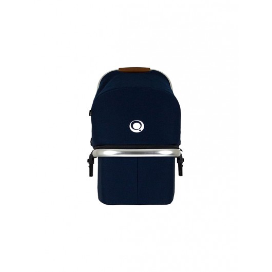 Poussette 3 en 1 Qtus DuetPro - nacelle Bleu 2020 - Coque Cybex Aton 5 Deep Black