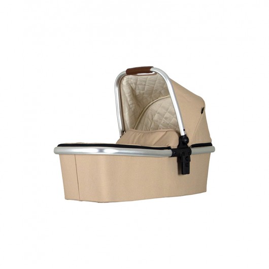 Poussette 3 en 1 Qtus DuetPro - nacelle Moka 2020 - Coque Cybex Aton 5 Deep Black