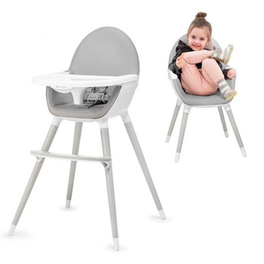 Chaise haute évolutive Kinderkraft Fini Full Gray