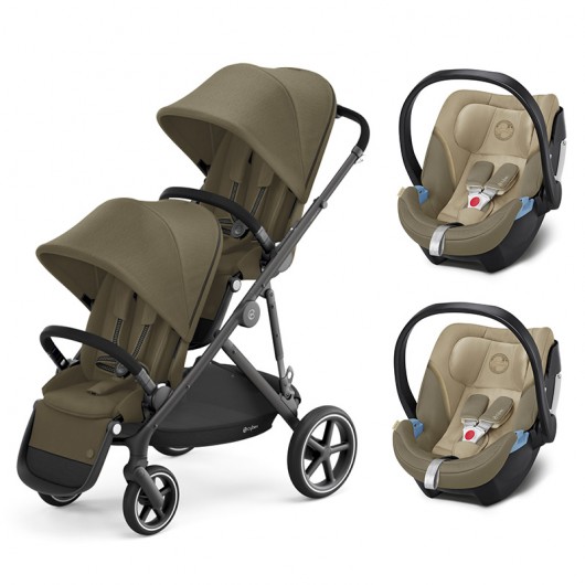 Cybex Eezy S twist 2 Classic beige + habillage pluie - Cybex