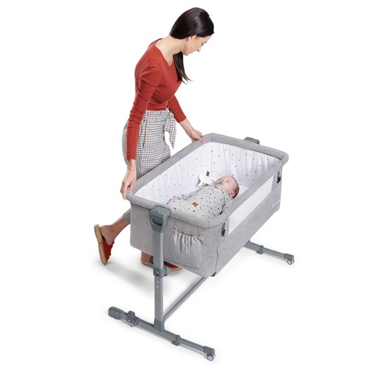 Lit bébé cododo Kinderkraft Neste Up Gray Melange