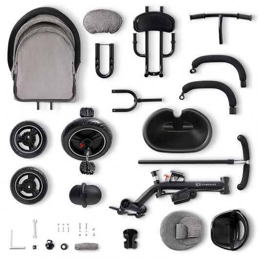 Tricycle Kinderkraft Freeway Grey Melange