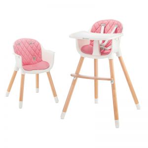 Chaise haute Kinderkraft Sienna Pink