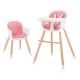 Chaise haute Kinderkraft Sienna Pink