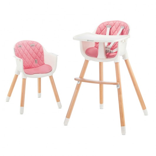 Chaise haute Kinderkraft Sienna Pink