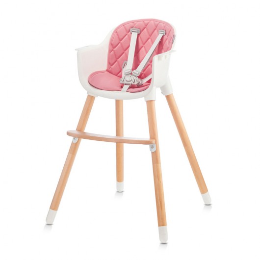 Chaise haute Kinderkraft Sienna Pink
