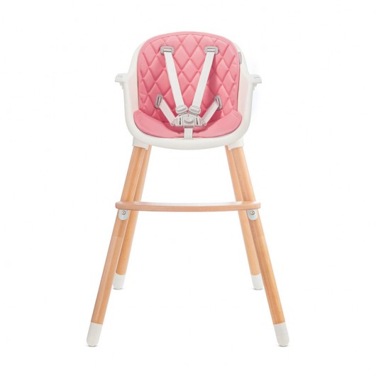 Chaise haute Kinderkraft Sienna Pink
