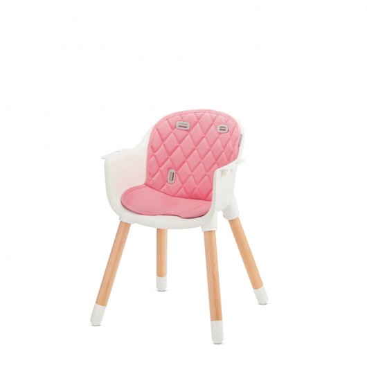 Chaise haute Kinderkraft Sienna Pink