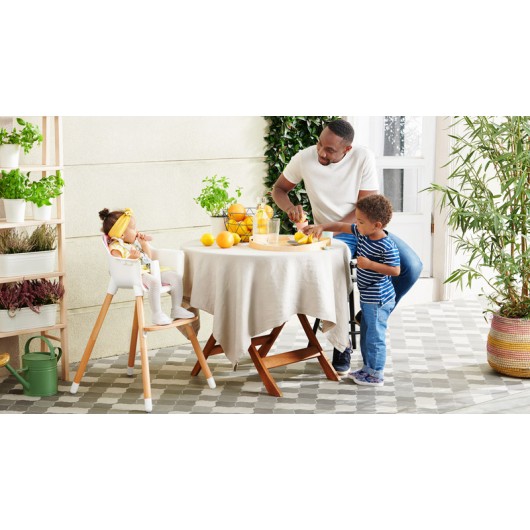 Chaise haute Kinderkraft Sienna Pink