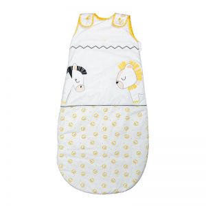 Grande gigoteuse ouatinee Sauthon pluche et pompon 6-24mois