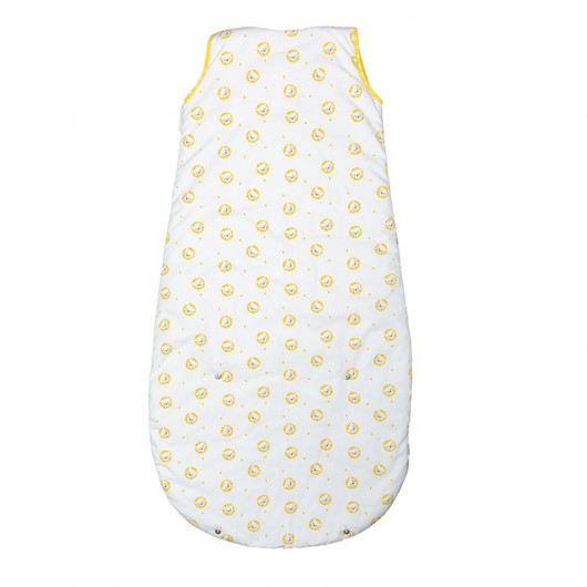 Grande gigoteuse ouatinee Sauthon pluche et pompon 6-24mois