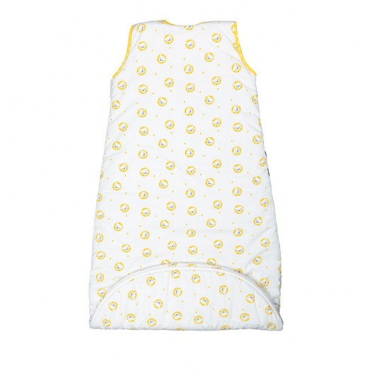 Grande gigoteuse ouatinee Sauthon pluche et pompon 6-24mois