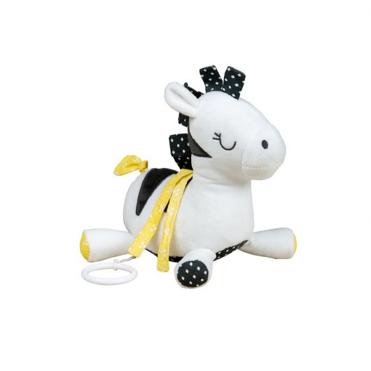 Mini musical Sauthon pluche et pompon