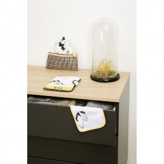 Protège carnet de sante Sauthon pluche et pompon