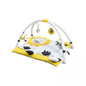 Tapis d'eveil Sauthon pluche et pompon