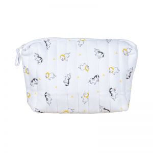 Trousse de toilette Sauthon pluche et pompon