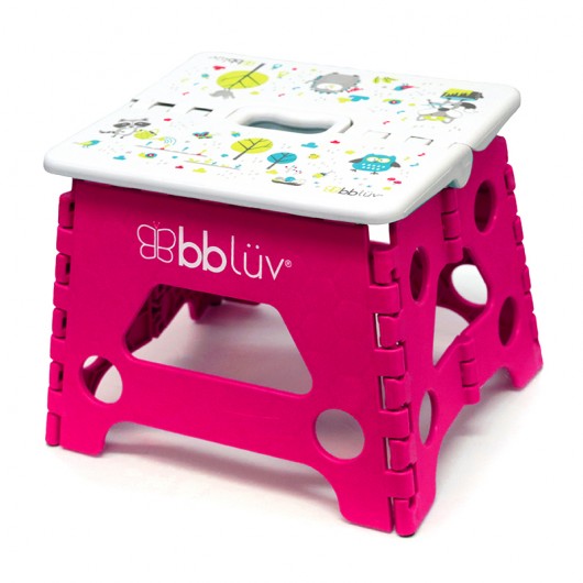 Marche Pied Pliable luv Step Rose