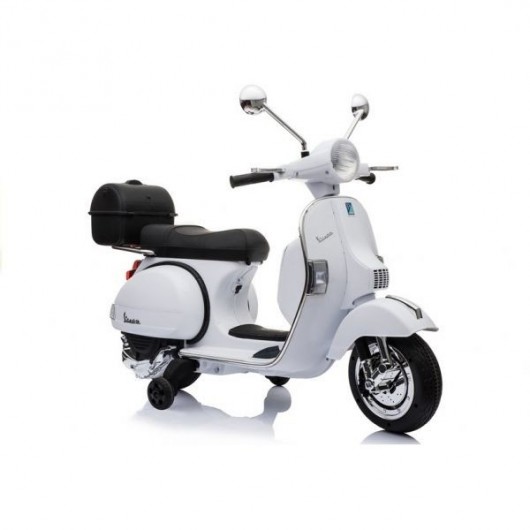 Scooter Electrique 12v Vespa Blanc Pack Luxe Cabriole Pro Cabriole Bebe Scooter Electrique 12v Vespa Blanc Pack Luxe Cabriole Pro Cabriole Bebe