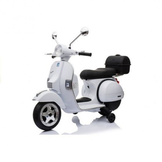 Scooter Electrique 12v Vespa Blanc Pack Luxe Cabriole Pro Cabriole Bebe Scooter Electrique 12v Vespa Blanc Pack Luxe Cabriole Pro Cabriole Bebe