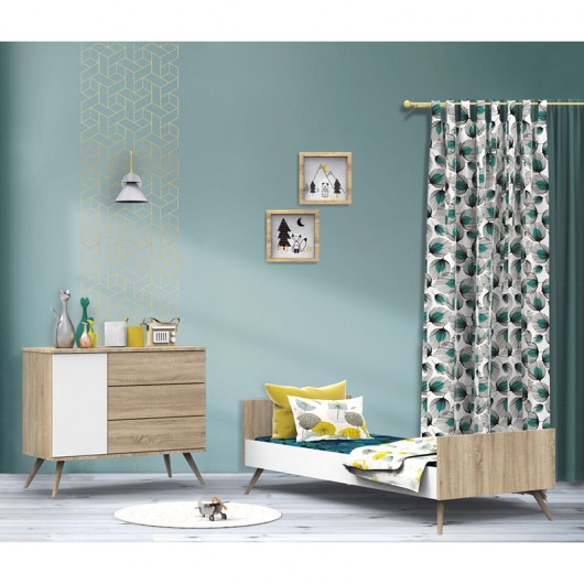 Lit junior Sauthon Seventies 190 x 90 cm