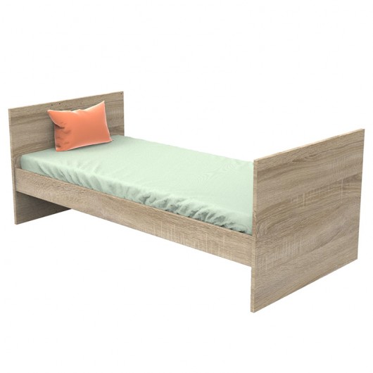 Chambre complète Sauthon avec lit Nova Blanc Lin 140 x 70 cm évolutif en 90 x 190 et 140 x 190 cm